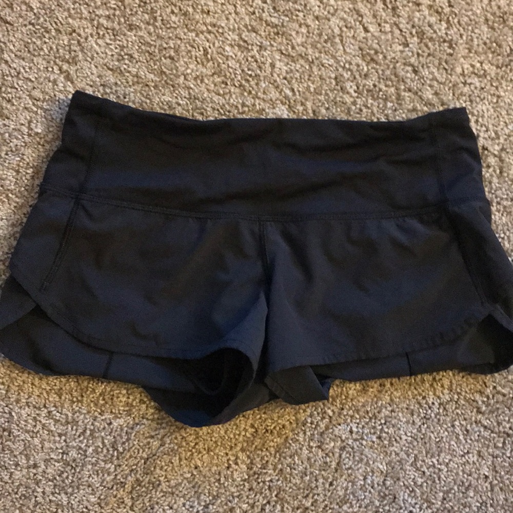 Black lululemon shorts
